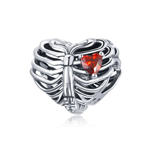 Love You To Death Heart Charm | CZ