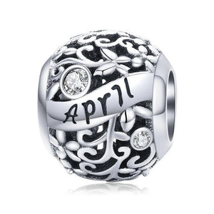 Pandora Compatible 925 sterling silver Birthstone Month Charms From CharmSA Image 9