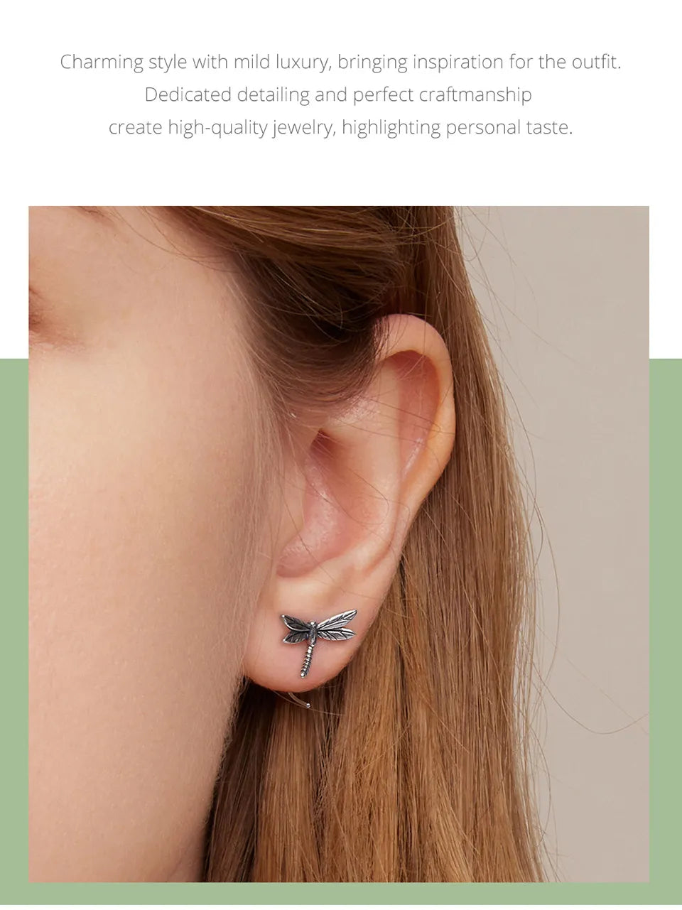 Dainty Dragonfly Earrings