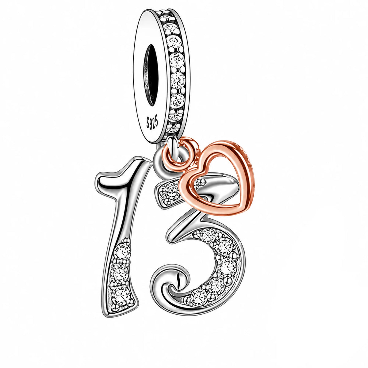 Sparkling Birthday Heart Numbers | RGP CZ