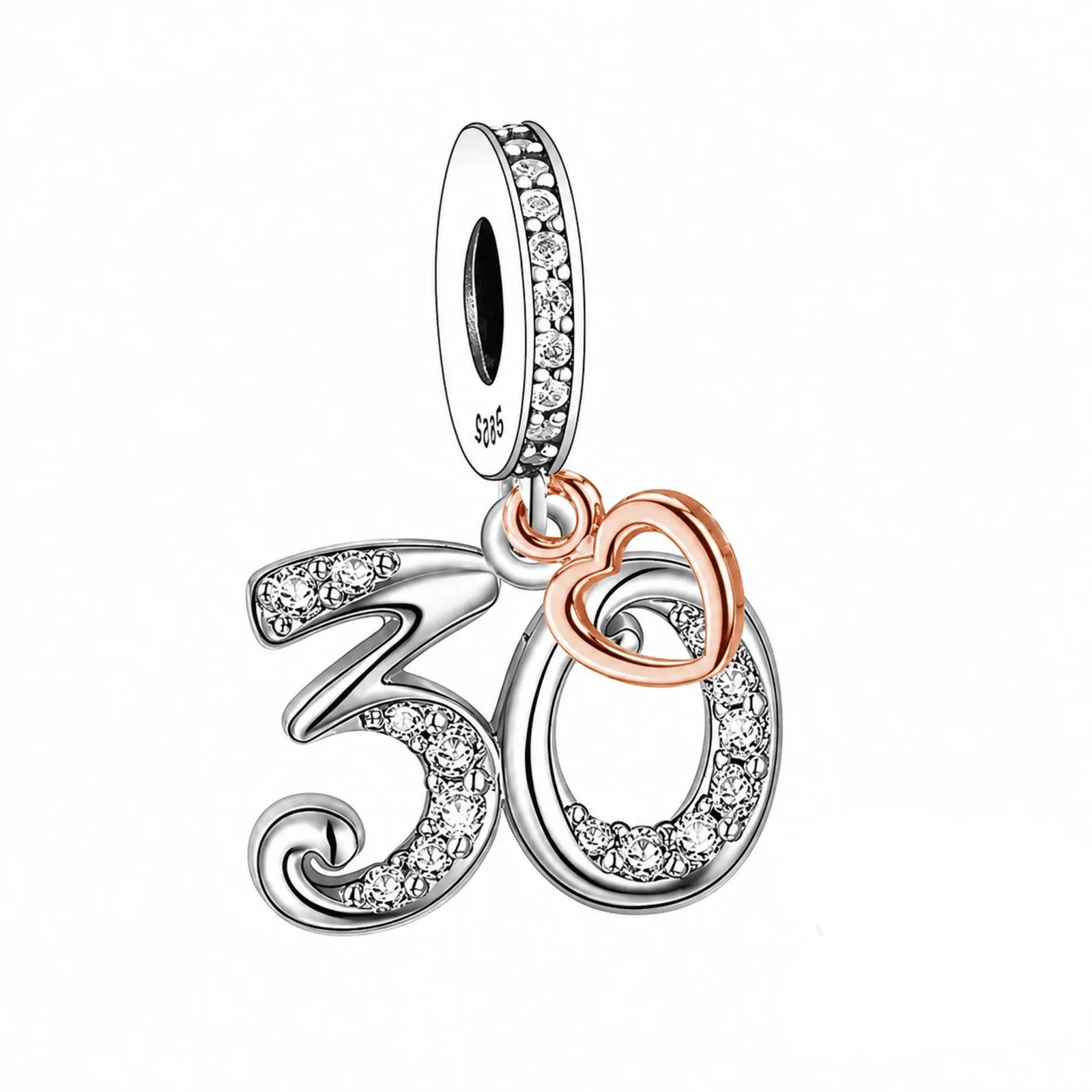 Sparkling Birthday Heart Numbers | RGP CZ