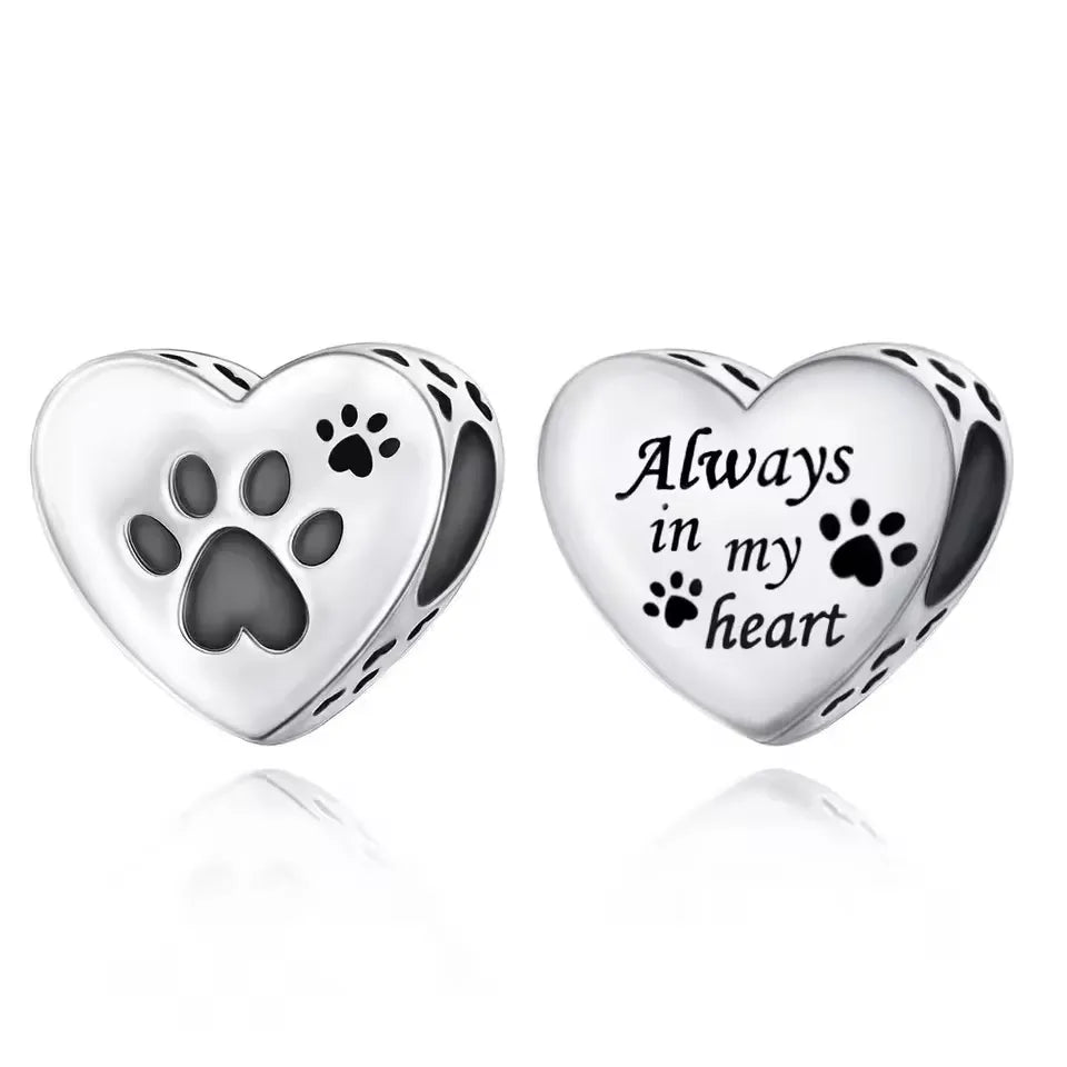 Always in my Heart Paw Charm | EN