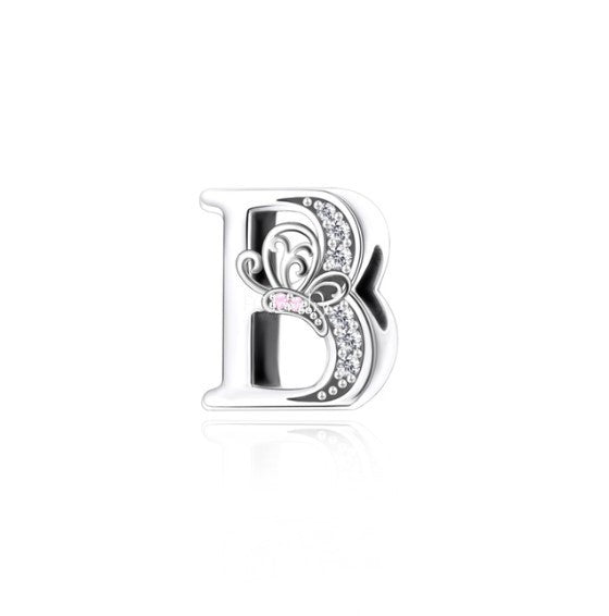 BUTTERFLY ALPHABET A - Z CHARMS | CZ