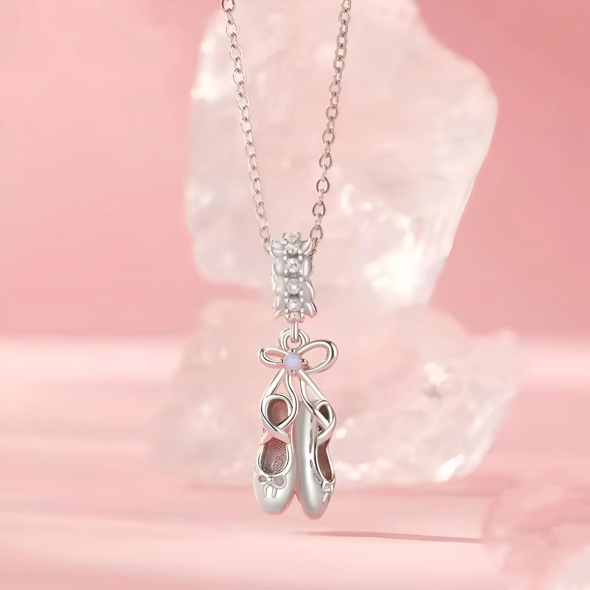 Ballet Shoes Dangle | CZ