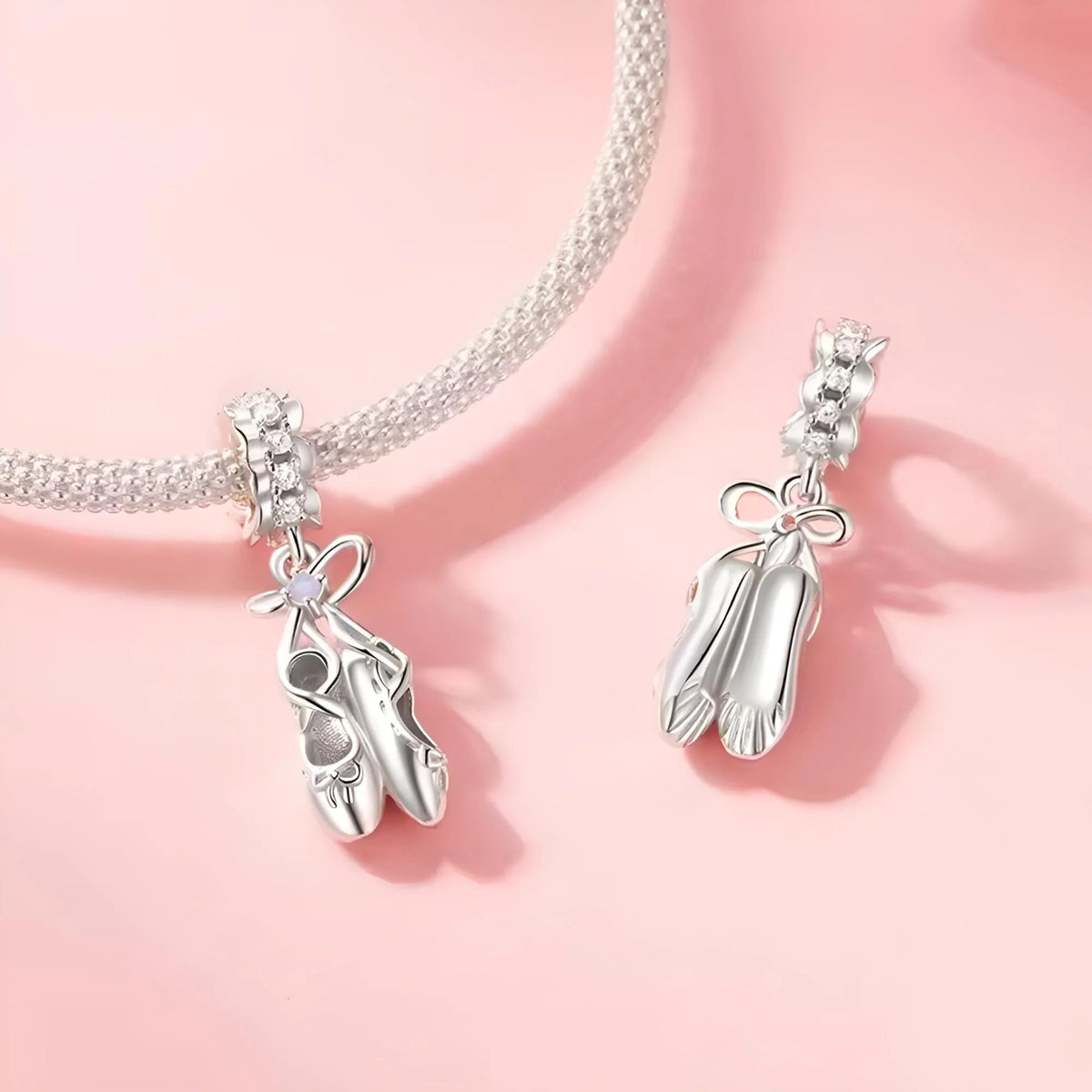 Ballet Shoes Dangle | CZ