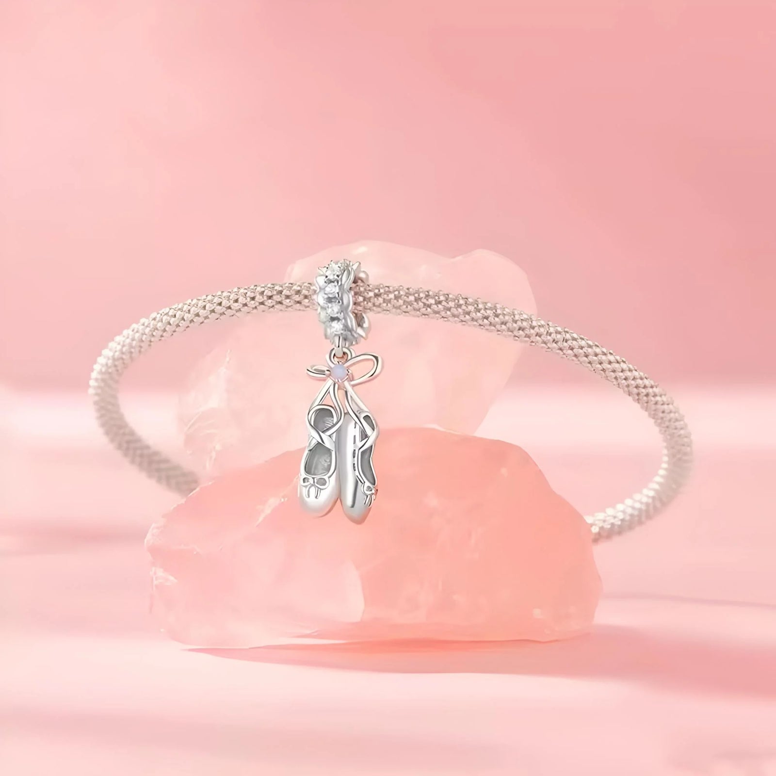 Ballet Shoes Dangle | CZ