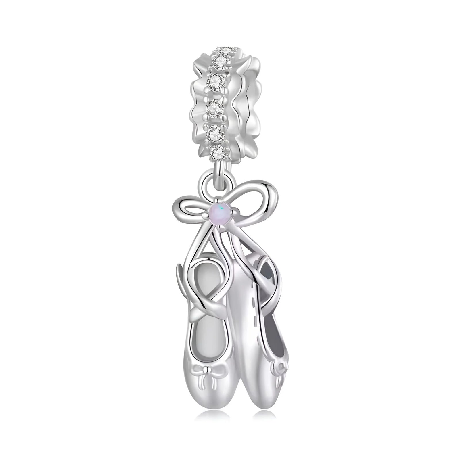 Ballet Shoes Dangle | CZ