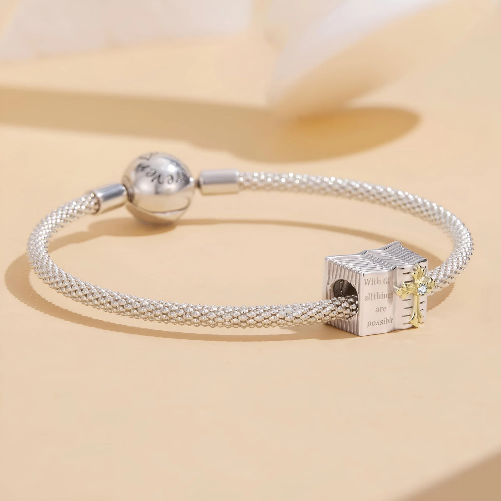 Bible & Cross Charm | GP CZ