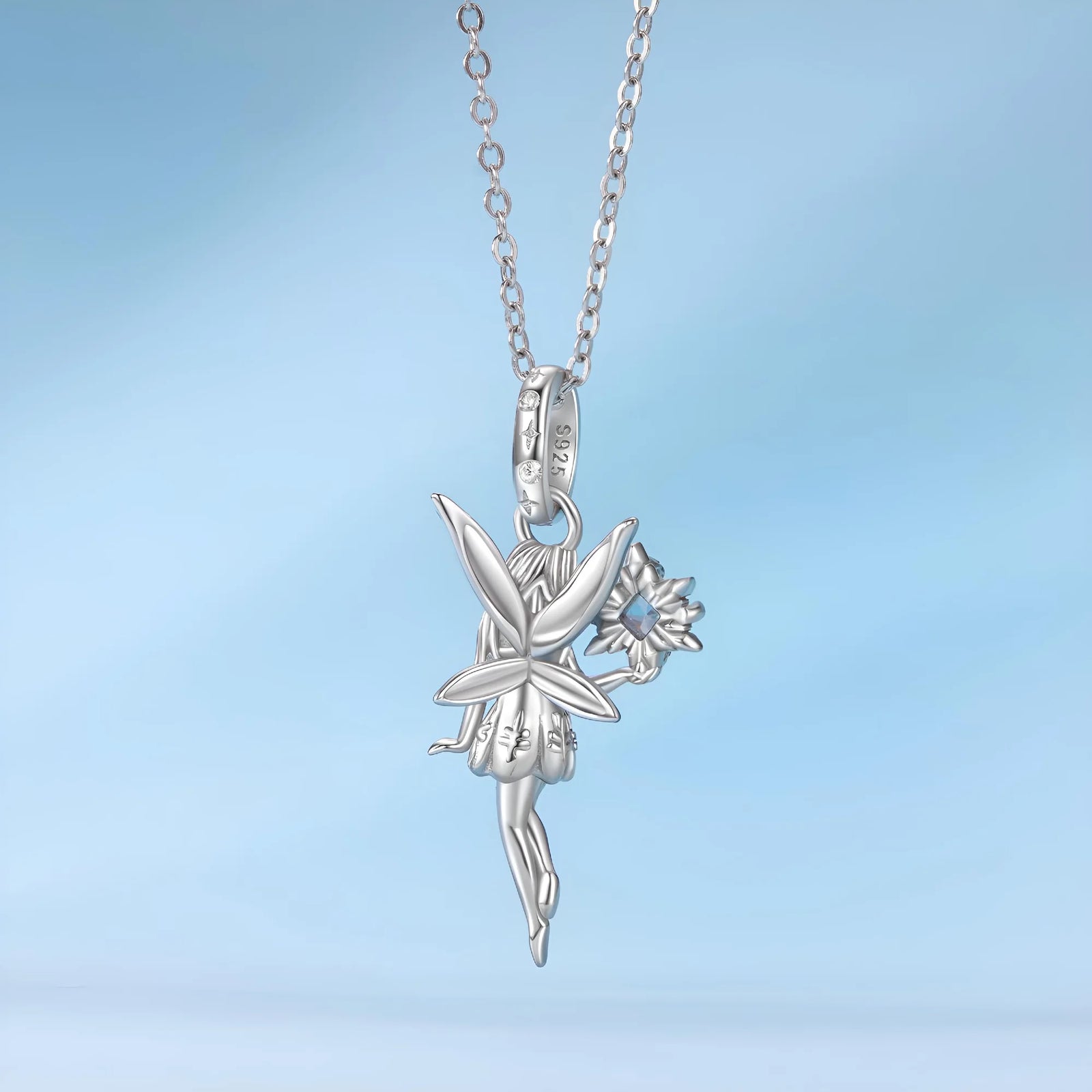 Blue Crystal Fairy Dangle | CZ EN