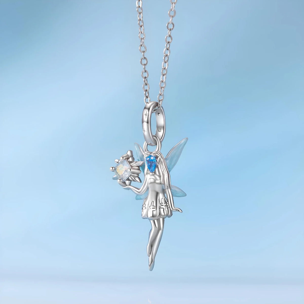 Blue Crystal Fairy Dangle | CZ EN