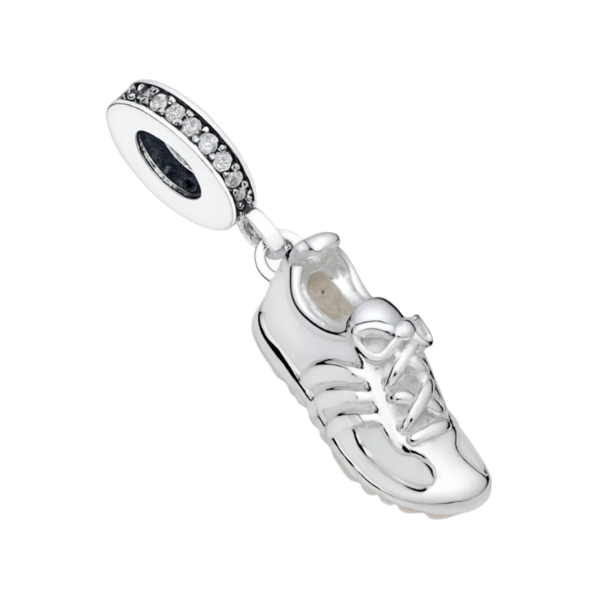 Bring a touch of athleticism to your charm collection with the Born to Run Charm. This beautifully designed charm features a running with &quot;Born to Run&quot; engraved, compatible with Pandora and other popular charm bracelets.