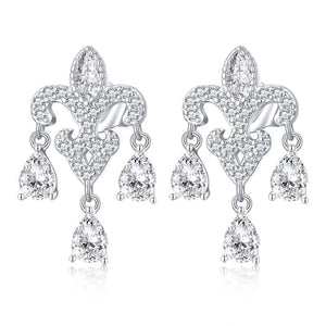 Art Deco Chandelier Earrings | CZ