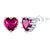 Heart Stud Earrings | CZ