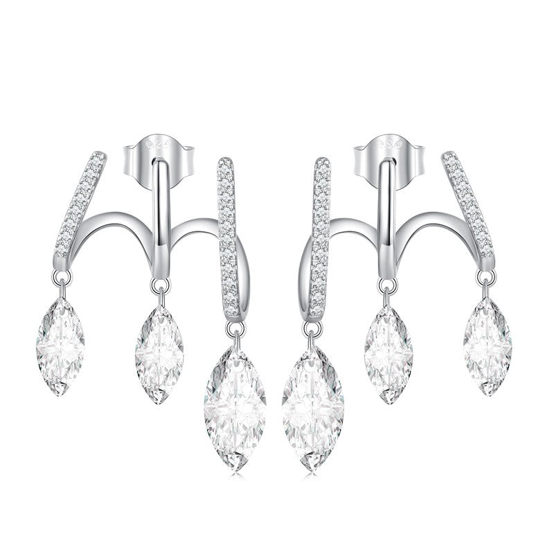 Chandelier Stud Earrings | CZ