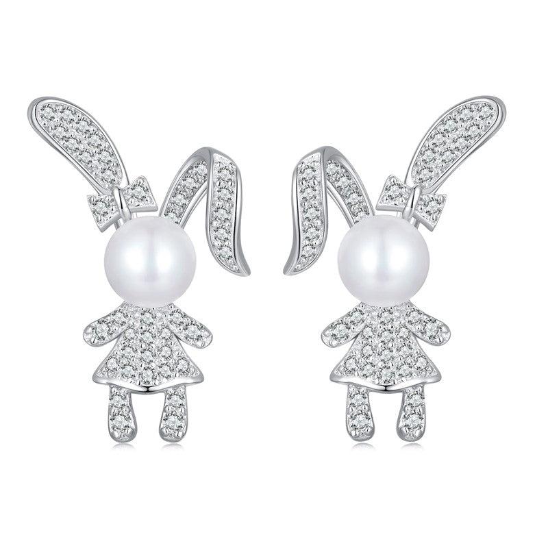 Bunny Earrings | CZ