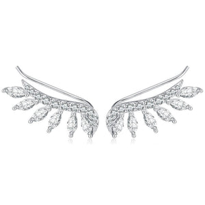 Dazzling Wing Earrings | CZ