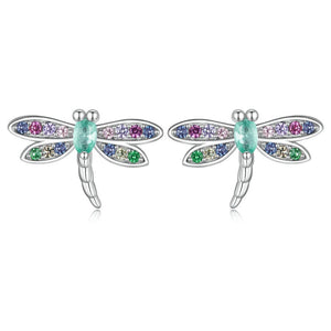 Dragonfly Earrings | CZ
