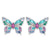 Butterfly Whisper Stud Earrings | CZ EN