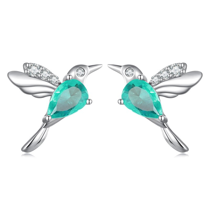 Dazzling Hummingbird Earrings | CZ