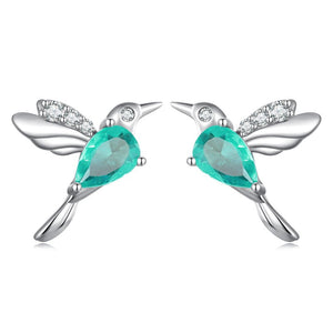 Dazzling Hummingbird Earrings | CZ