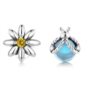 Daisy & Ladybug Earrings | CZ