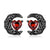 Heart & Moon Stud Earrings | CZ EN