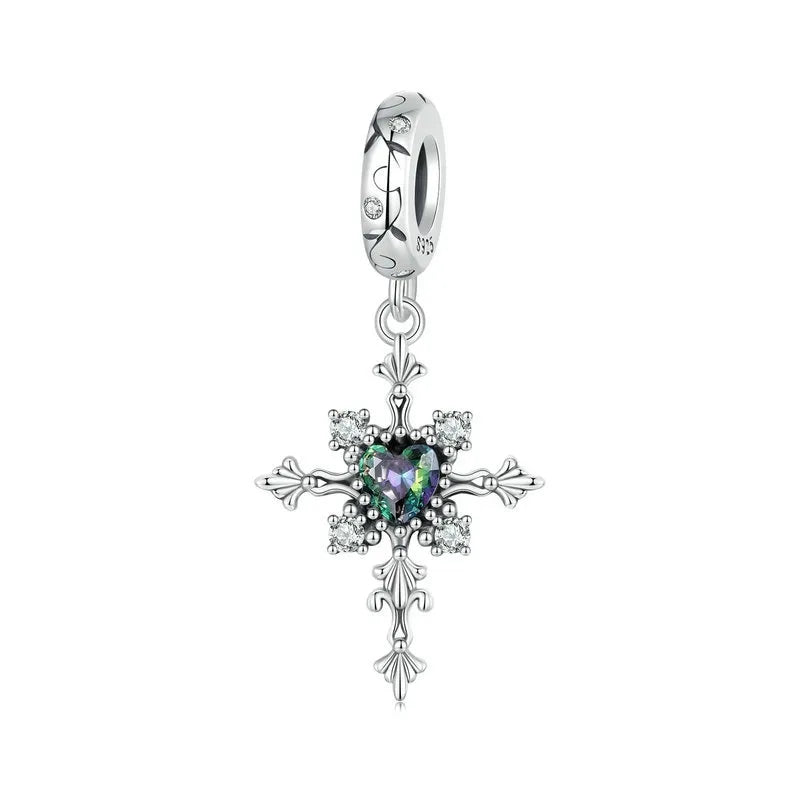 Royal Cross Dangle Charm | CZ