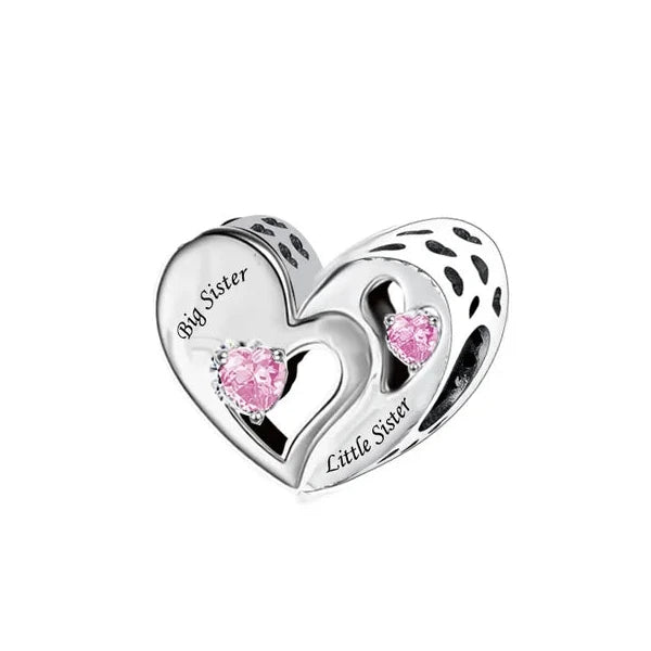 &quot;Big Sister, Little Sister&quot; Charm | CZ