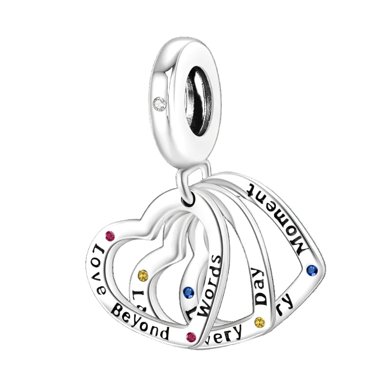 Love Beyond Words Dangle Charm | CZ