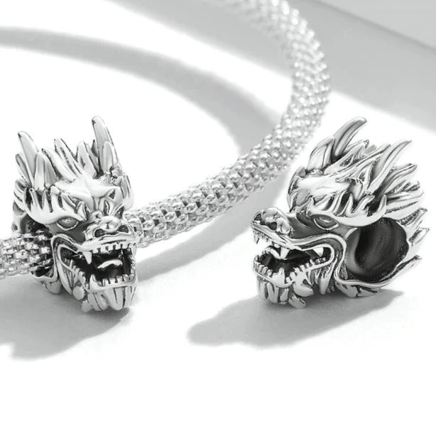 CharmSA Azure Dragon Charm | Fits Pandora Bracelets | Sterling Silver CharmSA Azure Dragon Charm | Fits Pandora Bracelets | Sterling Silver