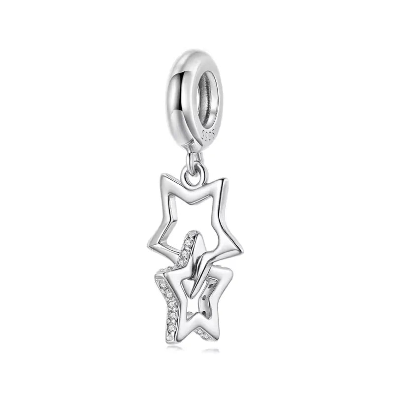 Twinkle Twinkle Little Star Dangle Charm | CZ