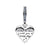 "I Fall In Love With You Every Day" Heart Dangle Charm | CZ EN