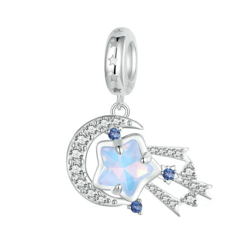 Shooting Star Dangle Charm | CZ