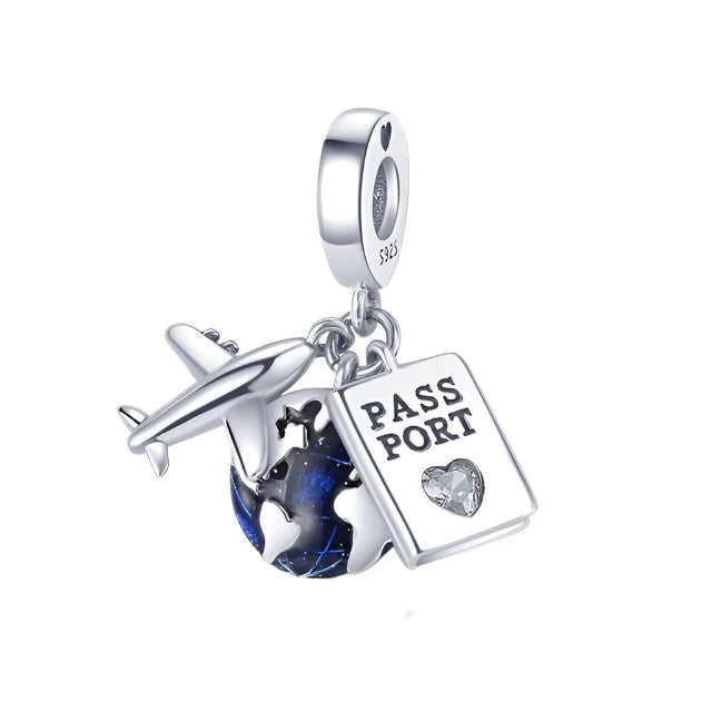 Travel Dangle Charm | CZ EN