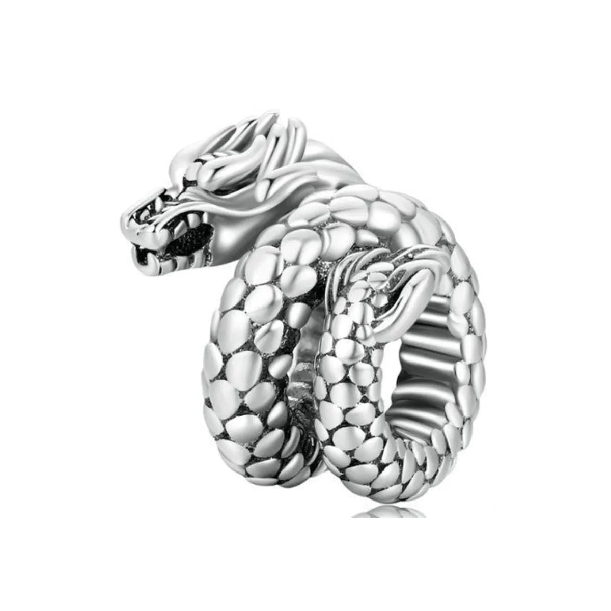 Coiled Dragon Charm