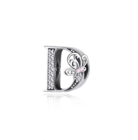Butterfly Alphabet A - Z Charms | CZ