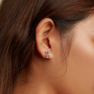 Stone Cuff Earrings