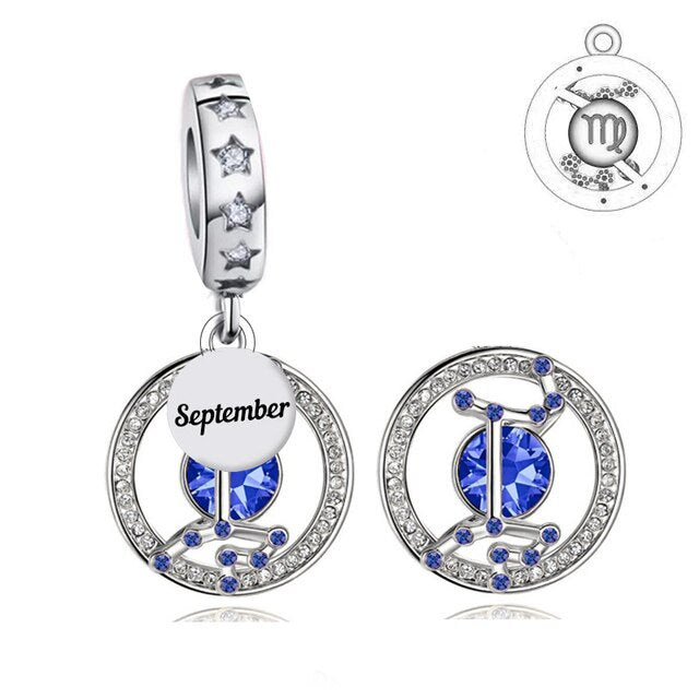 Birthstone Dangle Charms | CZ