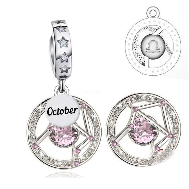 Birthstone Dangle Charms | CZ