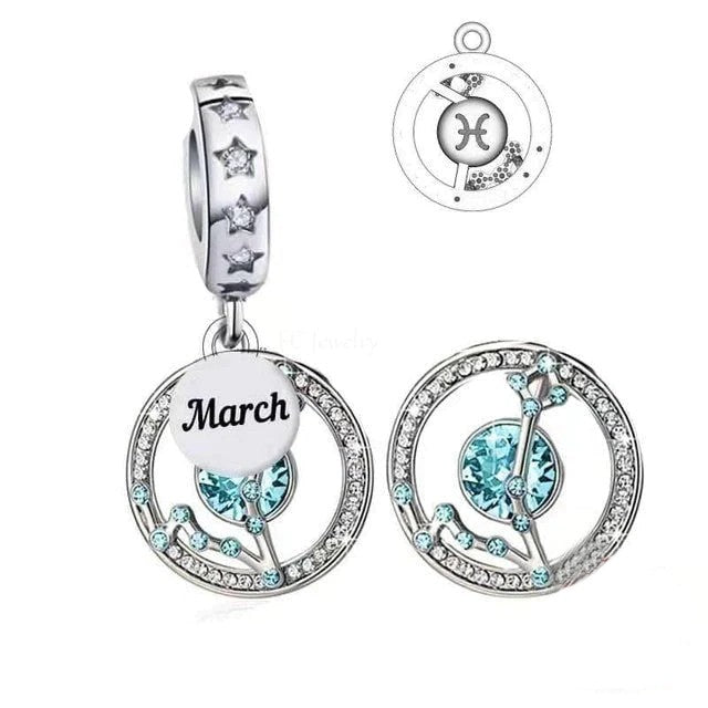 Birthstone Dangle Charms | CZ