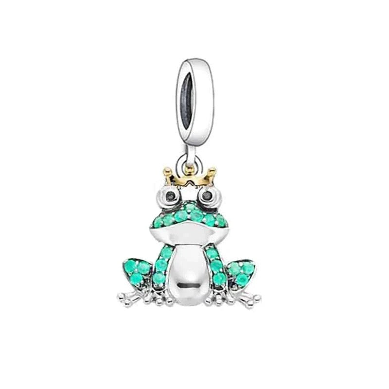 Frog Prince Dangle Charm | CZ