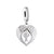 Alphabet [A - Z] Angel Wings Dangle Charm | CZ