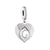 Alphabet [A - T] Angel Wings Dangle Charm | CZ