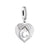 Alphabet [A - Z] Angel Wings Dangle Charm | CZ