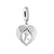 Alphabet [A - Z] Angel Wings Dangle Charm | CZ