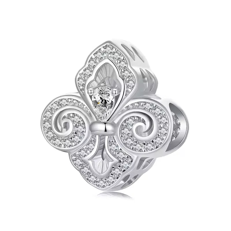 Fleur De Lis Charm | CZ