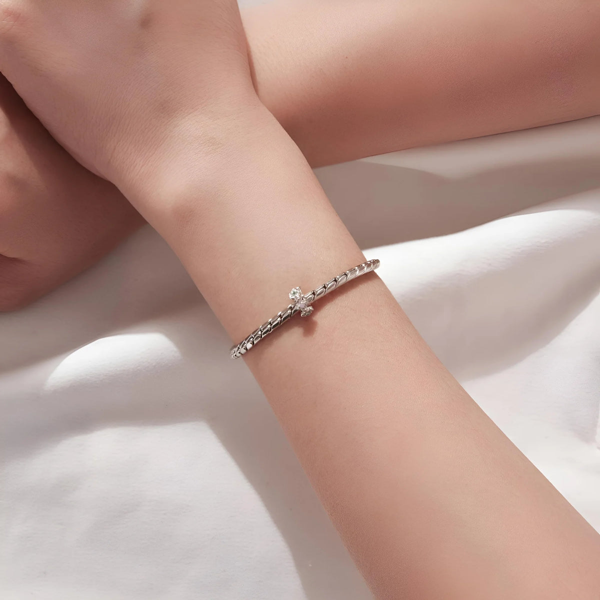 Floral Spacer | CZ
