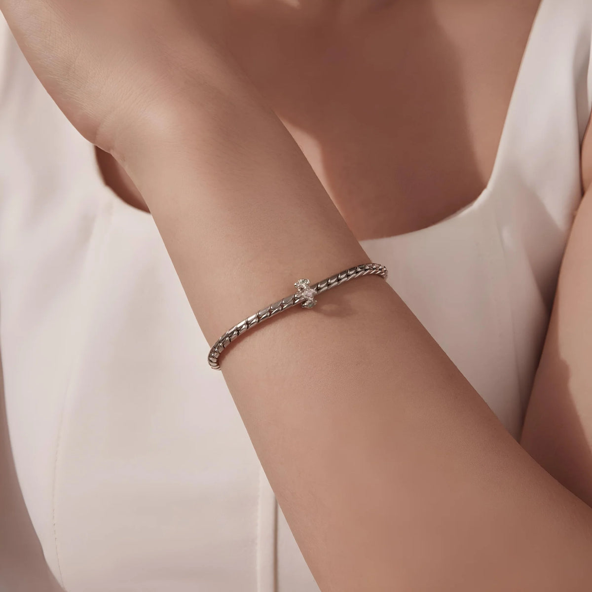 Floral Spacer | CZ