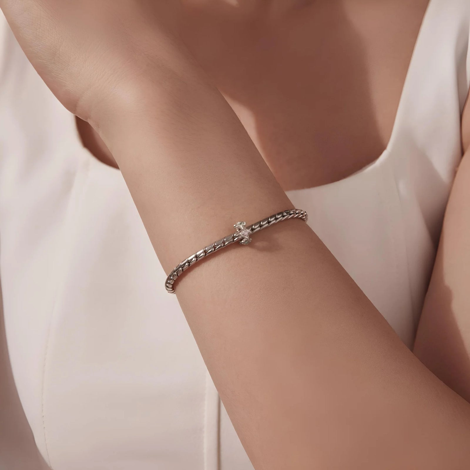 Floral Spacer | CZ