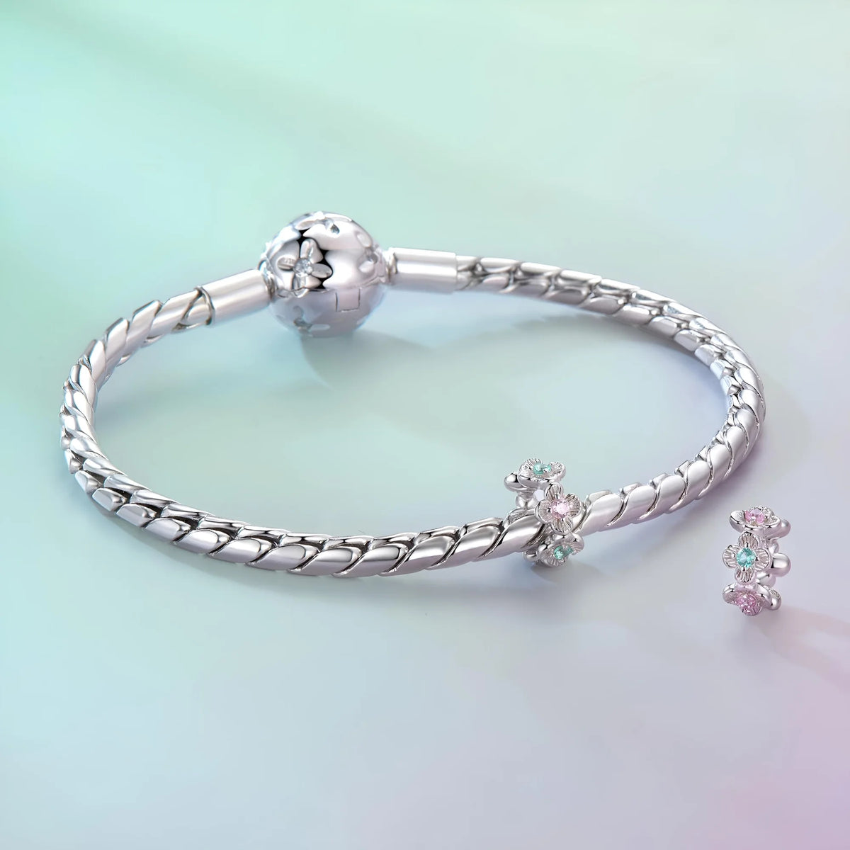 Floral Spacer | CZ